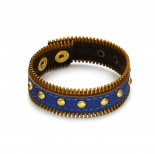 Zdjęcie - Bransoletka electric blue z zamkiem 18-21cm